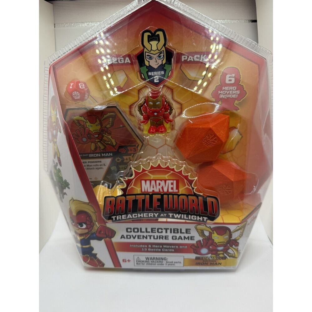 Marvel Battleworld: Series 2 Iron Man Mega Pack new (sealed).